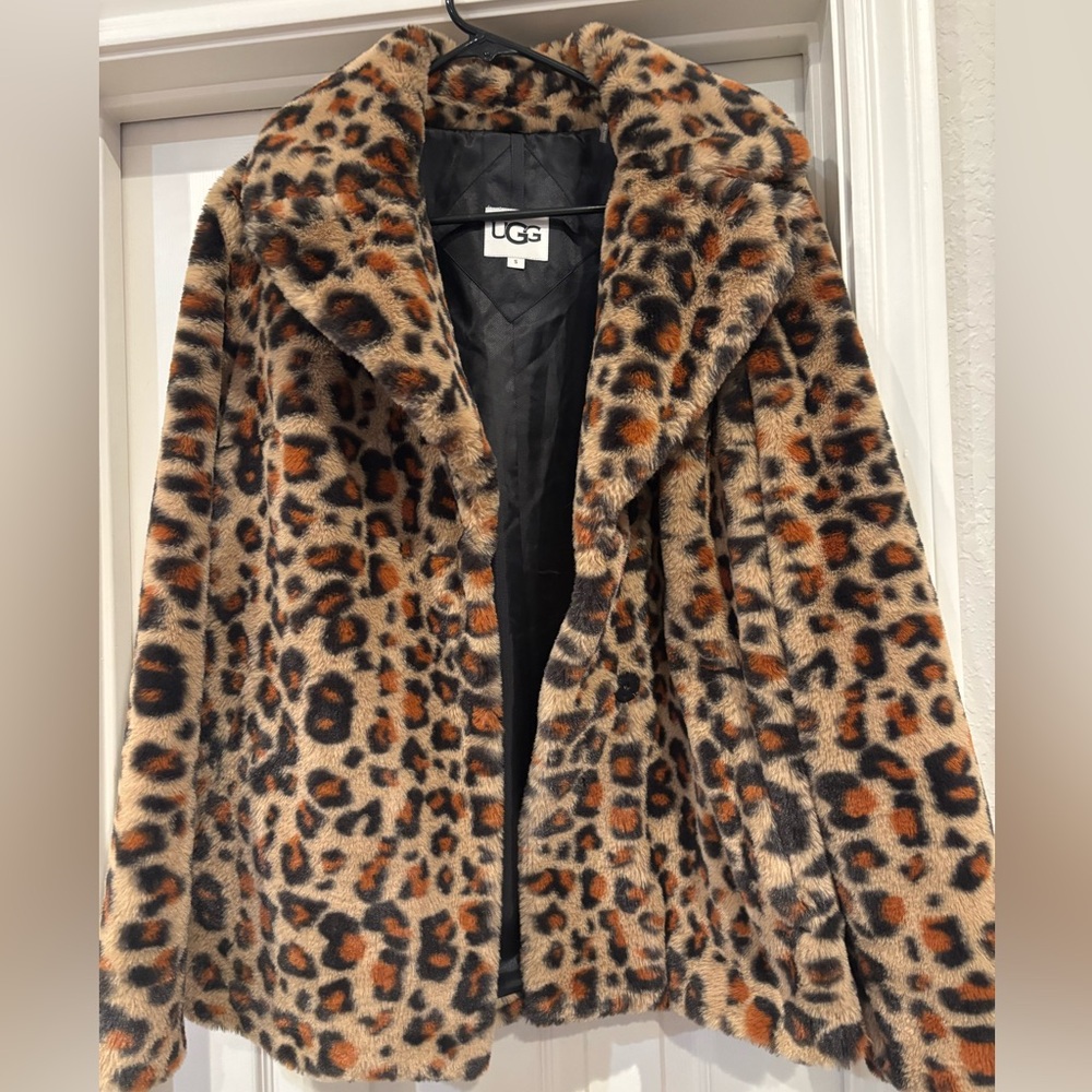 UGG Women's Animal Print Teddy Jacket